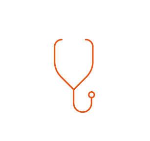 icon of a stethoscope